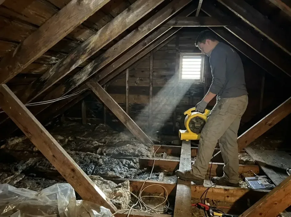 attic-water-damage-drying-proc-007 — frequently asked questions, Emergency Water Extraction & 24/7 Flood Response in June Pa…
